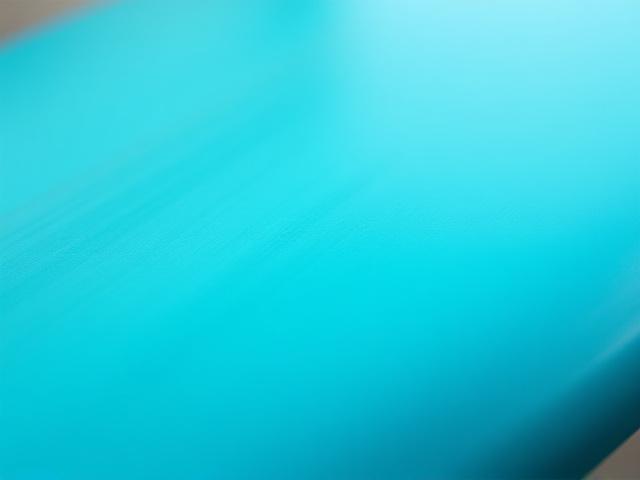 Close-up of an epoxy surfboard's smooth, durable finish and vibrant colours.